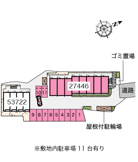 ★手数料０円★広島市佐伯区千同１丁目　月極駐車場（LP）